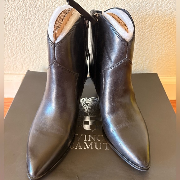 Vince Camuto Shoes - Vince Camuto Sleek Black Ankle Booties